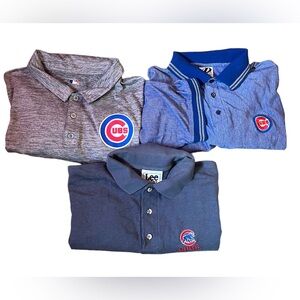 Chicago Cubs Polo Shirt Lot XL